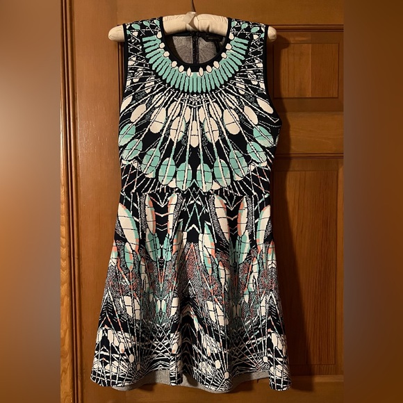 BCBG MAXAZRIA DRESS, multi color. Size Large. - Picture 1 of 1